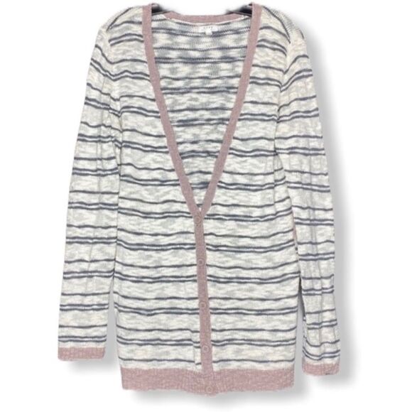 SOFT Joie Striped Cardigan Sweater‎ - Picture 1 of 10